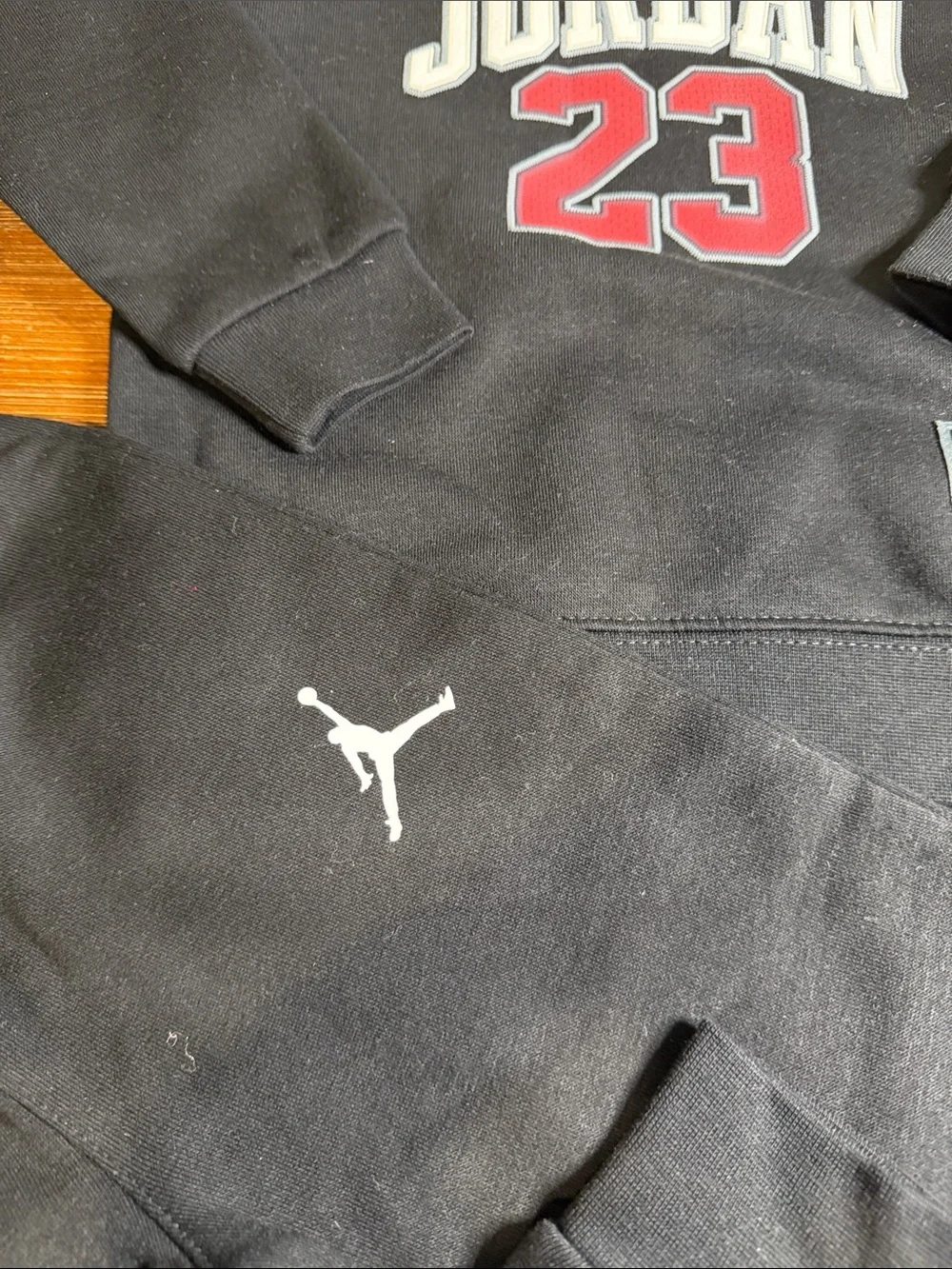 Jordan 23 Fleece Hoodie Toddler Boys' Black Set 24M Brand New!